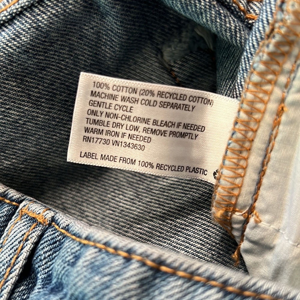 NWT! Future Collective Kahlana Barfield Brown mid rise boyfriend jeans - Picture 4 of 5
